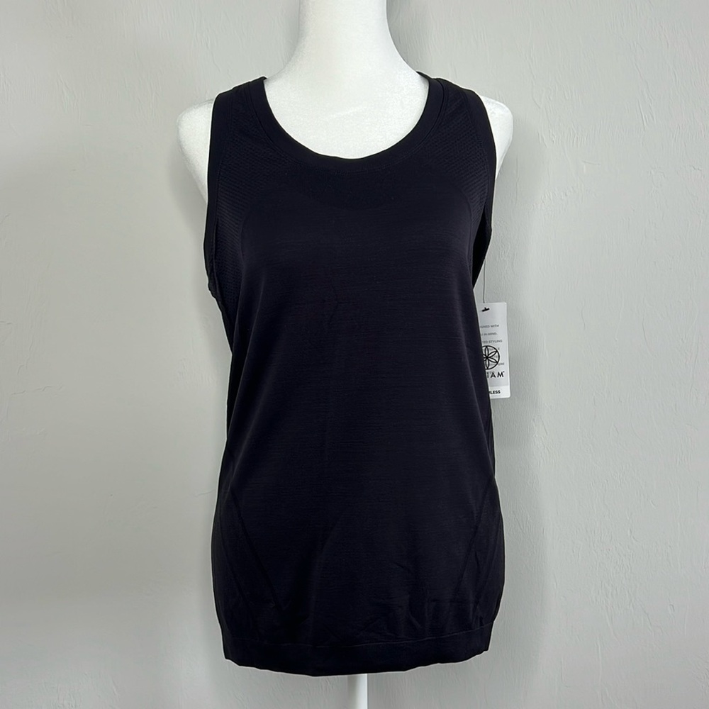 GAIAM Black Seamless Tank Top M